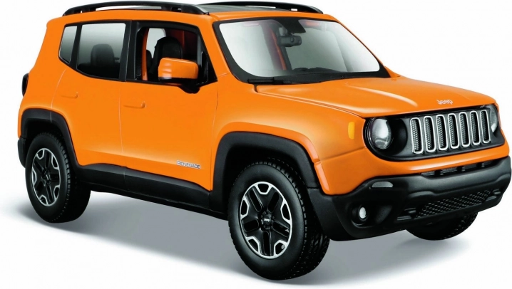 Model metalic JEEP Renegade portocaliu 1:24