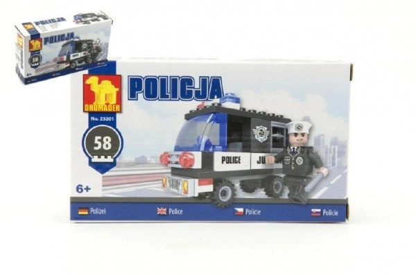 Set de construcție mașină de poliție Dromader