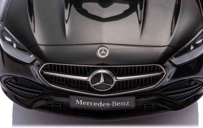 Vehicul de împins pentru copii cu mâner Mercedes 3v1 negru