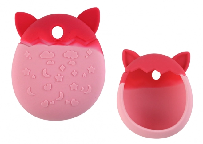 carcasă silicon roz pentru Tamagotchi