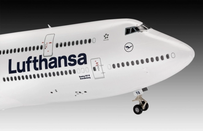 Model de plastic Boeing 747-8 Lufthansa