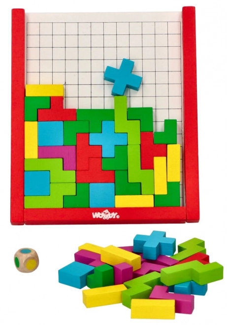 Puzzle de lemn Tetris