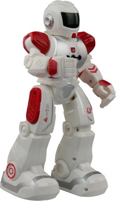 Robot interactiv Viktor 27 cm, 21 funcții, roșu