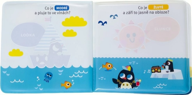 Carte de baie magică pentru copii: Peștișorul curajos
