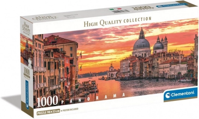 Puzzle 1000 de piese Compact Panorama Canalul Mare Veneția