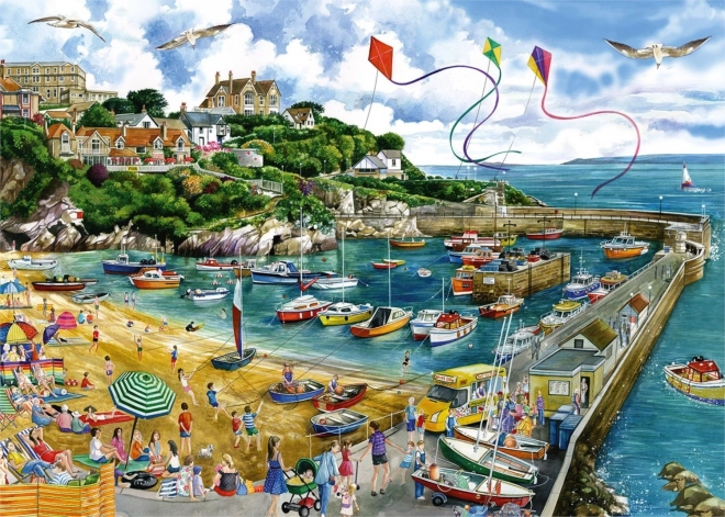 Puzzle FALCON Portul Newquay 1000 piese