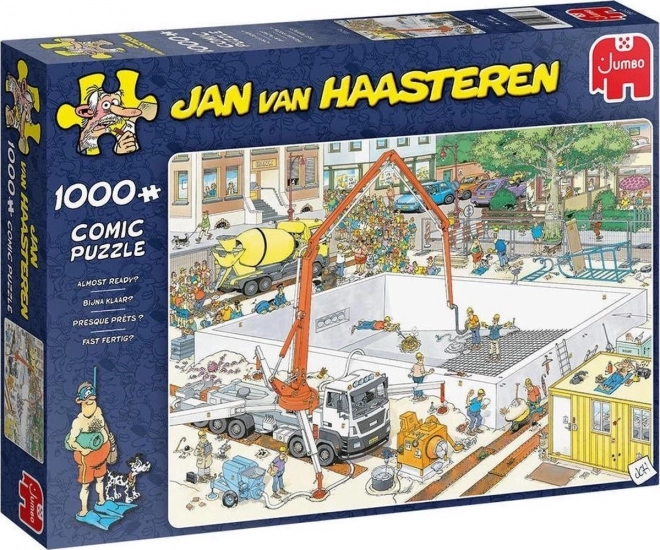 Puzzle artistic aproape complet de Jan van Haasteren