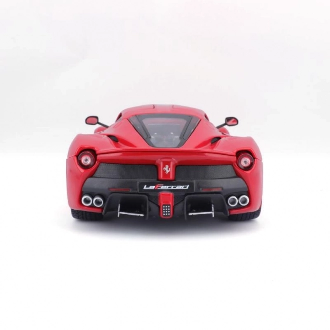 Mașinuță metalică Ferrari LaFerrari roșie Bburago la scară 1:18