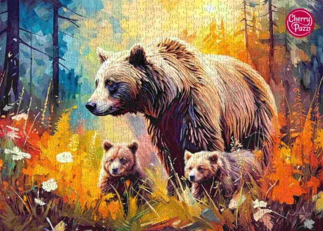 Puzzle Împreună în sălbăticie 1000 de piese
