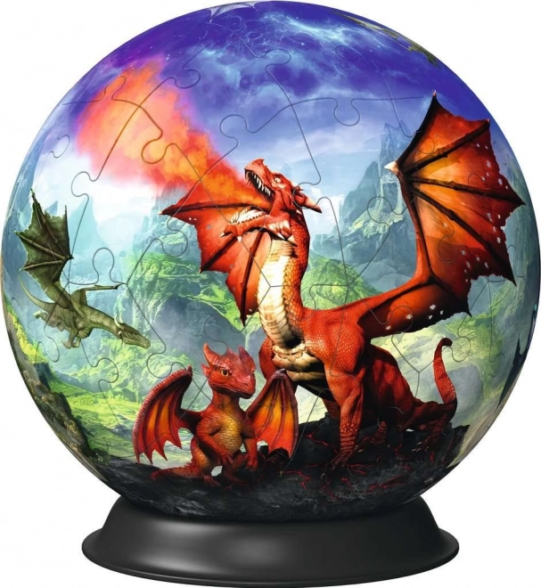 Puzzle 3D Ravensburger Mysticul dragonului