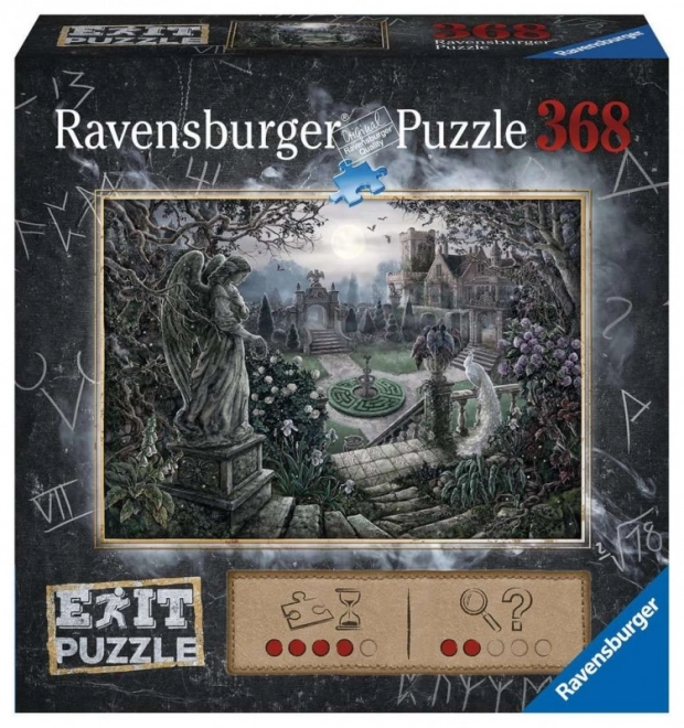 Puzzle Ravensburger EXIT: Midnight în grădină 368 de piese