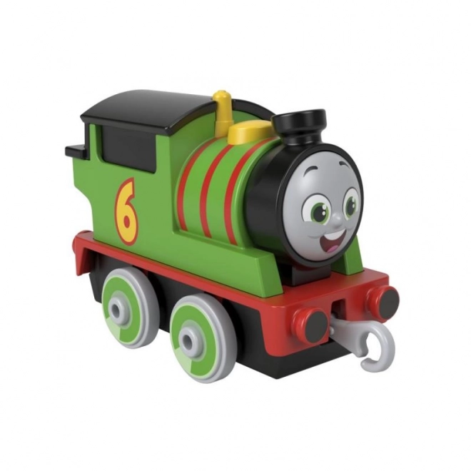 Locomotivă metalică de jucărie Fisher-Price – Sandy Accelerația Feroviară