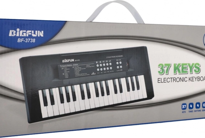 Clape electronice BigFun cu 37 de clape și microfon