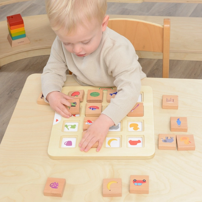 Joc Montessori potrivire umbre și recunoașterea obiectelor Masterkidz