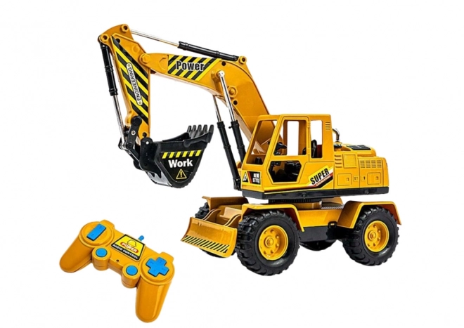 Excavator cu Telecomandă Spychacz 2 în 1 pentru Copii