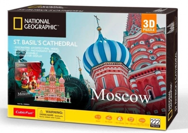 Puzzle 3D Catedrala Sfântului Vasile de la NATIONAL GEOGRAPHIC