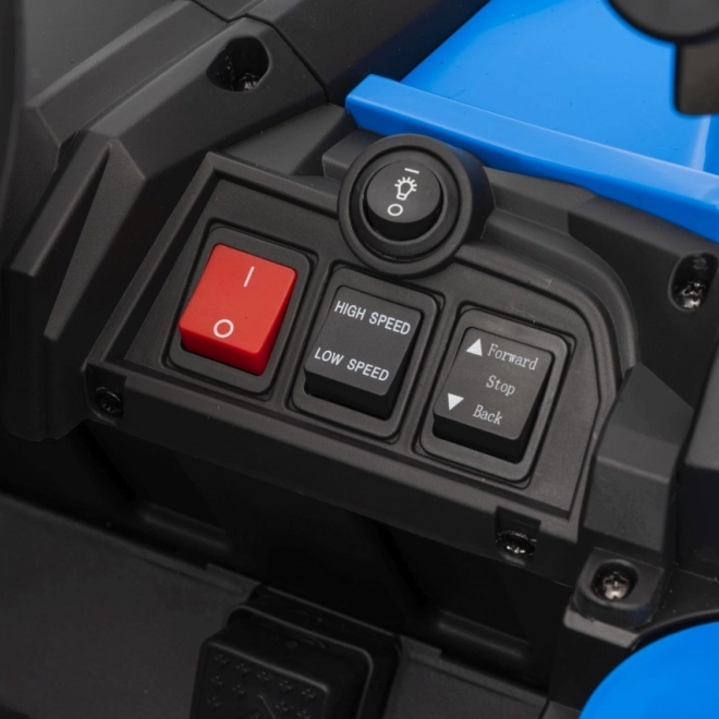 Vehicul electric pentru copii Buggy Madman UTV-MX albastru