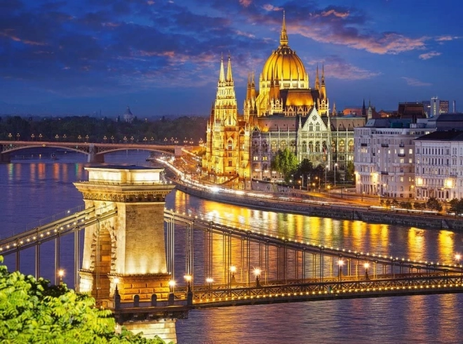 Puzzle Castorland Amurg în Budapesta 2000 piese