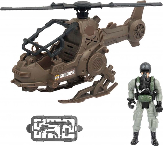 Elicopter militar cu pilot 23 cm