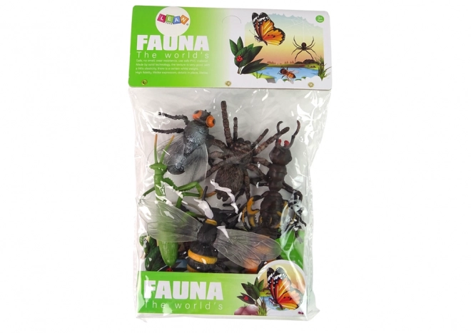 Set figurine insecte din cauciuc