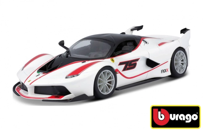 Model mașină Ferrari FXX K Bburago la scară 1:24 Alb