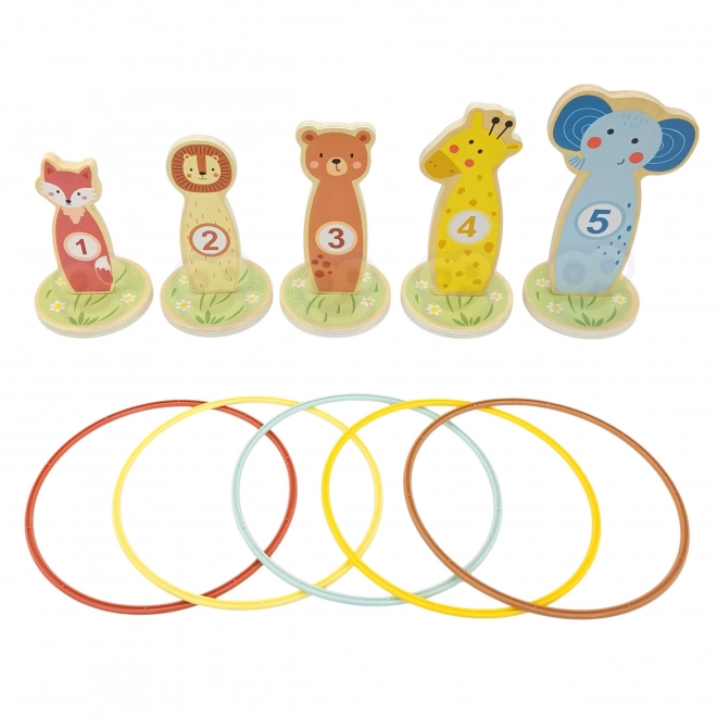 Joc de îndemânare cu cercuri Tooky Toy