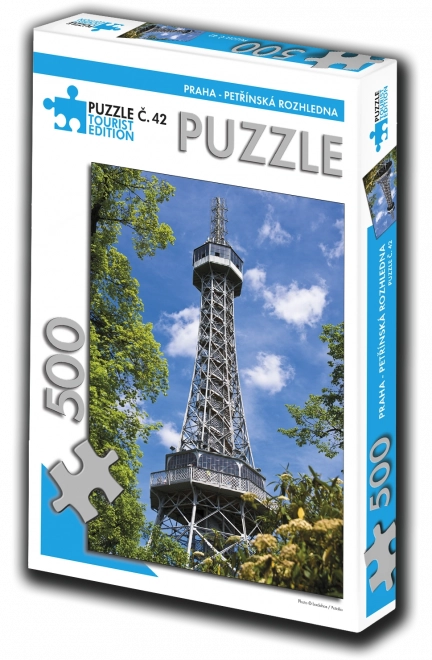 Puzzle ediție turistică Turnul Petřín 500 piese