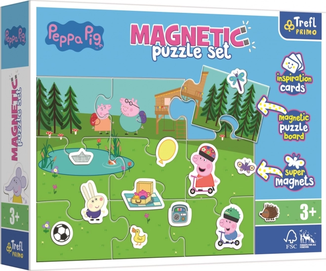 puzzle magnetice Prasátul Peppa