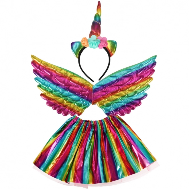 Costum carnaval unicorn multicolor
