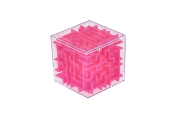 Cub Rubik labirint de plastic 5x5cm în 4 culori