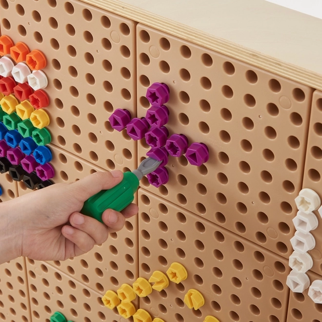 Șuruburi colorate Masterkidz pentru tablă creativă STEM