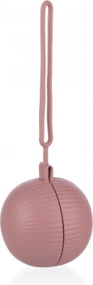 Husă din silicon pentru suzetă, cu închidere, Old Pink