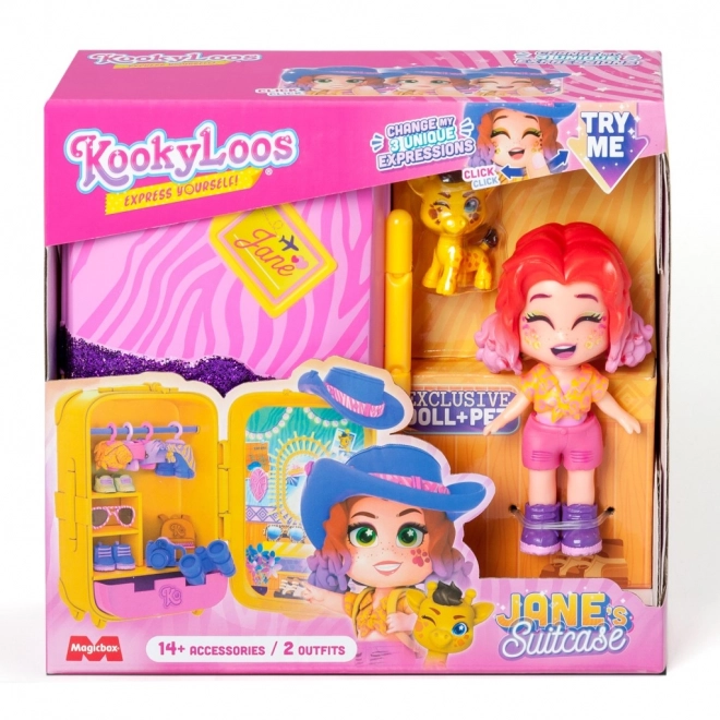 KookyLoos - Jane în valiză cu accesorii