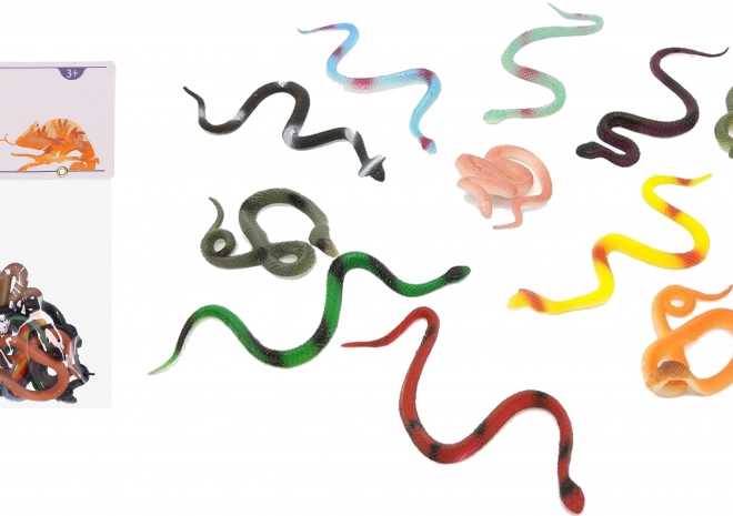 Set 12 figurine șerpi 10 cm