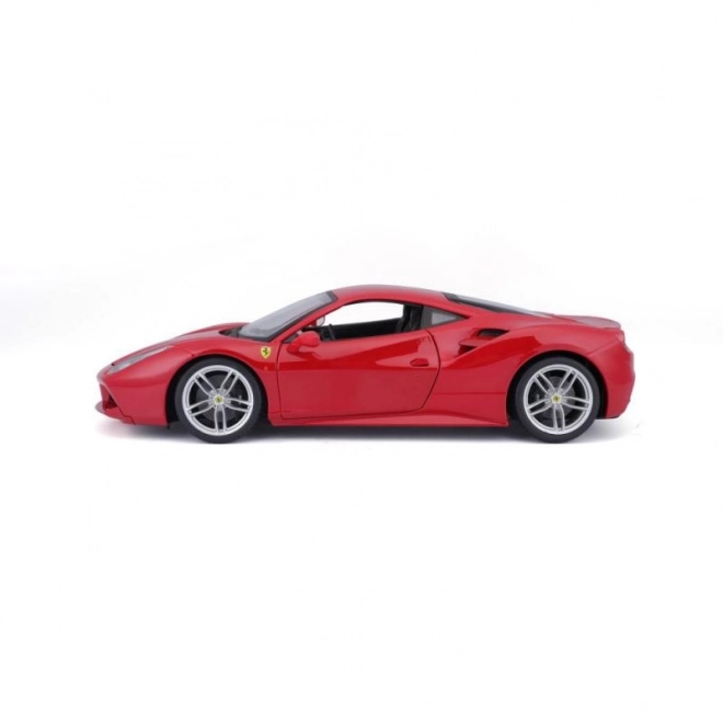 Model de mașină Ferrari 488 GTB roșu la scara 1:18