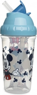 Cana anti-picurare cu pai 295 ml, Mickey