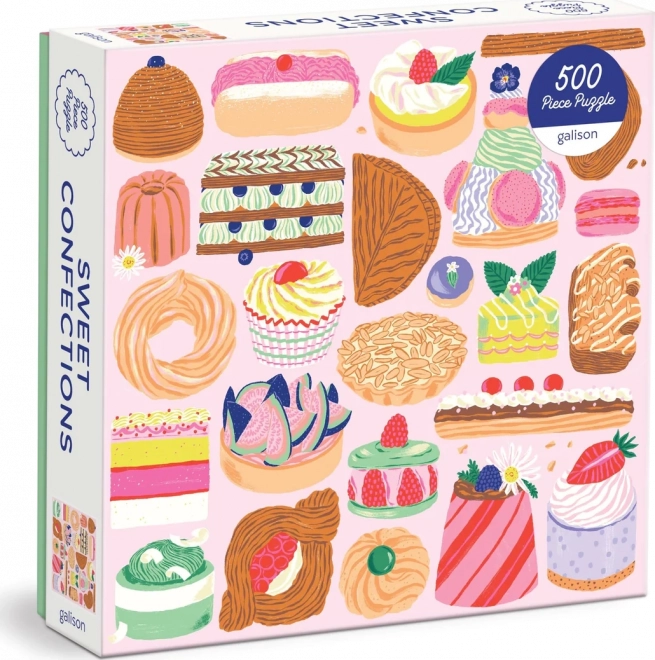 Puzzle pătrate Delicii dulci 500 piese