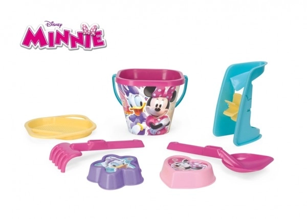 Set de jucării pentru nisip Minnie din plastic 7 piese