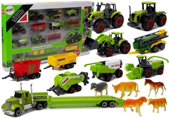 set vehicule agricole cu figurine