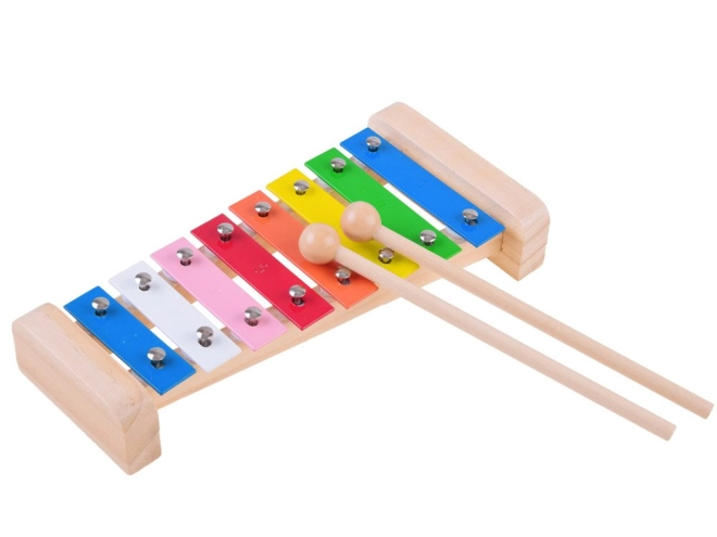 Xilofon cu clape viu colorate