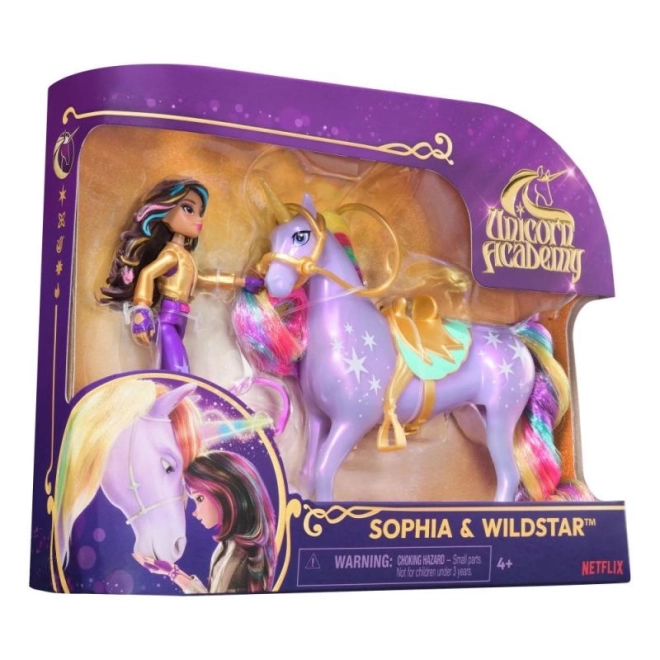 Figurine Unicorn Academy Sofia și Polarka