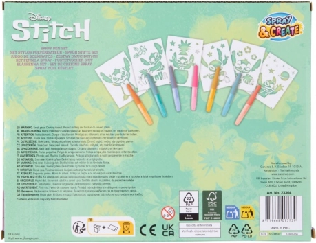 Set mare creativ de pictură cu markere suflante Stitch