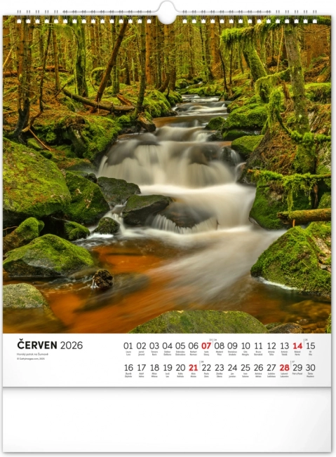Calendar de perete Șumava 2026