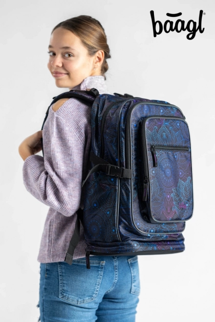 Rucsac școlar ergonomic Baagl Cubic Zen