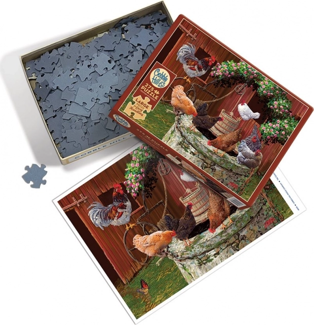 Puzzle găini fericite COBBLE HILL XL 275 piese