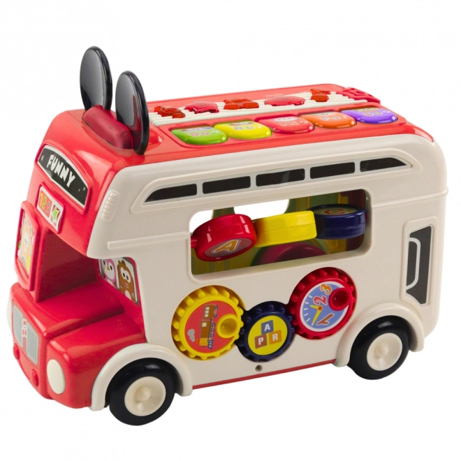 Autobuz interactiv educativ sorter roșu