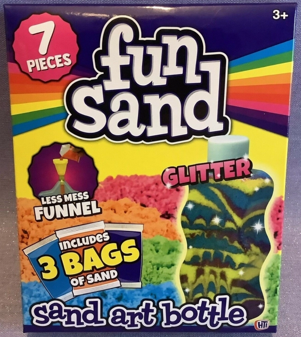 Artă cu nisip Fun Sand în sticlă