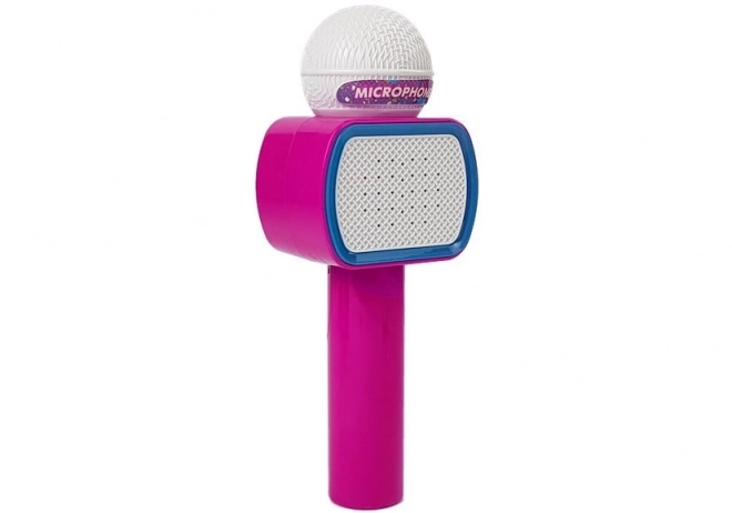 Microfon bluetooth karaoke roz pentru copii
