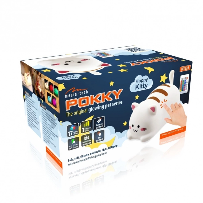 Lampă de veghe Pokky Pisica Fericită