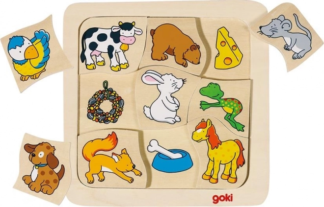 Puzzle GOKI - Ce mănâncă animalele?